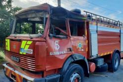 Дрон РФ атакував пожежну машину ДСНС (фото)