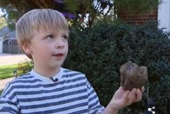 ​Мальчик на прогулке случайно нашел зуб мастодонта, которому 12 тысяч лет (видео)