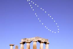 Астрономическая картинка дня: Аналемма над храмом Апполона