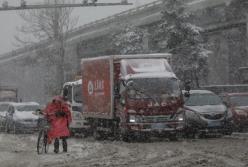 Пекин и Северный Китай занесло снегом (фото)