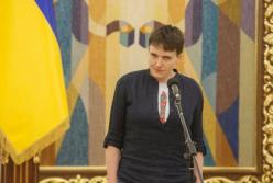 Совместный брифинг Надежды Савченко и Петра Порошенко: фото