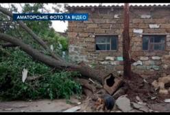 В Херсонской области смерч повредил дома (видео)