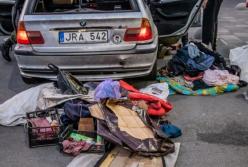 В Днепре задержали авто со взрывчаткой под капотом (видео)
