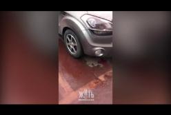 В российском Норильске людей напугал "кровавый" дождь (видео)