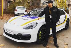 В Одессе заметили очень дорогое полицейское авто (видео)