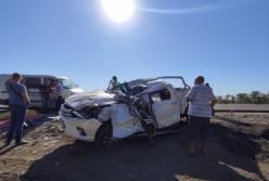 На выезде из Кривого Рога произошло ДТП: двое погибших (видео)