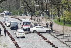 Появилось видео задержания "кабминовца" в Киеве (видео)