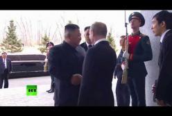 "Спасибо, что приехали": Путин встретил с Ким Чен Ына (видео)