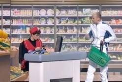 Кличко в супермаркет: смешные моменты (видео)