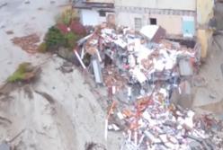 Новые шокирующие кадры непогоды в Италии: сила ветра достигала 190 км/ч (видео)