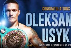 Полное видео боя Усика и Беллью: Усик нокаутировал британца Беллью (видео)