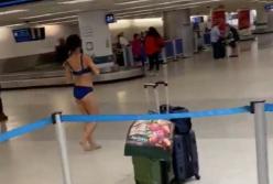 В аэропорту Майами разгуливала обнаженная женщина (видео)