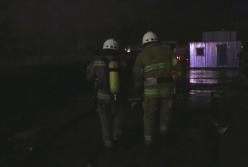 В Киеве горел храм Свидетелей Иеговы (видео)