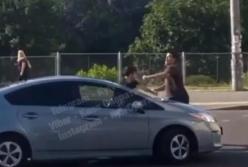 В Киеве после ДТП подрались водители (видео)