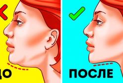Эффективные упражнения, чтобы избавиться от второго подбородка (видео)