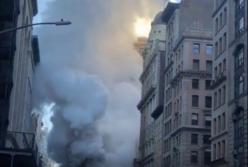 Взрыв в центре Нью-Йорка: взорвалась труба для подачи пара (видео)