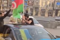 В Киеве иностранцы устроили стрельбу (видео)