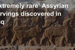 В Ираке нашли древние барельефы Ассирии возрастом 2700 лет (видео)
