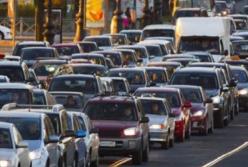 Киев заблокирован: сегодня лучше оставаться дома (видно)