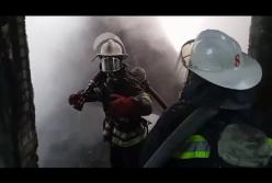 В Киевской области горела церковь (видео)