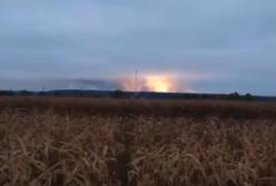 Взрывы на складах в Ичне: утренние видео очевидцев (видео)