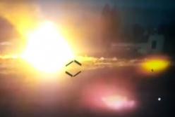 Опубликовано видео уничтожения позиции сепаратистов с беспилотника (видео)