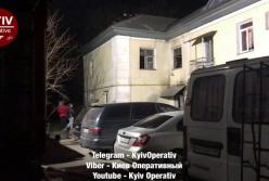 В Киеве женщина едва не сгорела заживо (видео)