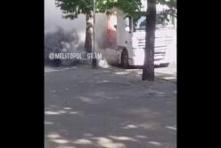 В Мелитополе "взбесился" автомобиль с цистерной (видео)