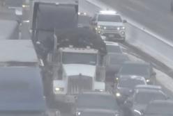 Масштабное ДТП в Канаде: столкнулись около 70 автомобилей (видео)