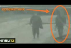 Снайпер ВСУ мастерски ликвидировал пулеметчика ДНР (видео)
