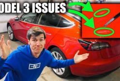 Качество сборки Tesla Model 3 сильно удивило блогера (видео)