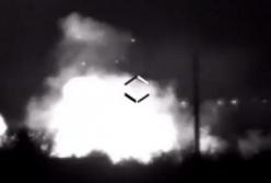 Украинские военные уничтожили склад боеприпасов боевиков в Горловке (видео)