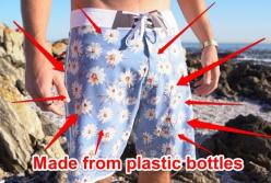 Шорты из выброшенных пластиковых бутылок: компания борется за экологию (видео)