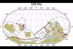 Ученые показали движение тектонических плит Земли за миллиард лет (видео)