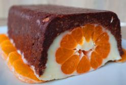 Красиво и вкусно: обалденный торт без выпечки с мандаринами (видео)