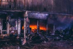 Масштабный пожар на столичном рынке: появилось видео  (видео)