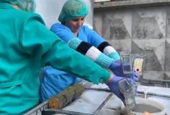 В Украине провели крупнейшую утилизацию водки (видео)