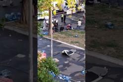 В Одессе патрульные попали в масштабное ДТП (видео)