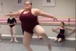 Самая толстая в мире балерина делает виртуозные фуэте (видео)