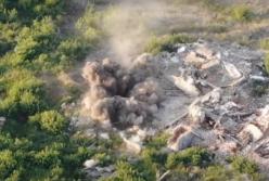 Украинские военные уничтожили огневую позицию с террористами «ДНР» (видео)