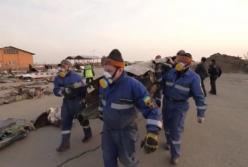 Украинские спасатели опубликовали видео работы на месте крушения самолета МАУ в Иране