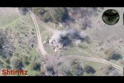 Бойцы ВСУ уничтожили минометную позицию оккупантов на Донбассе (видео)