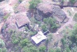 Бойцы ВСУ уничтожили два ДОТа террористов на Донбассе (видео)