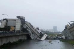 Момент обрушения моста в Италии: новые подробности (видео)