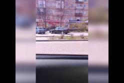 В Запорожской области 10-летний мальчик приехал за рулем в магазин (видео)