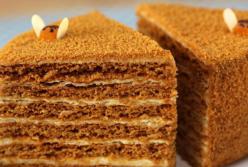 Восхитительный "Медовик" за 3 минуты: без духовки (видео)