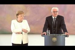 Ангеле Меркель снова стало плохо на официальной встрече (видео)
