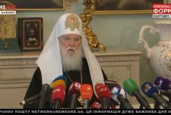 Патриарх Филарет заявил, что Порошенко его обманул (видео)