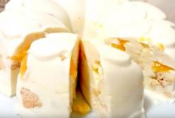 Красивый и быстрый торт "Снежок" за 5 минут: рецепт без выпечки (видео)
