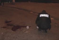 Стрельба возле станции метро в Киеве (видео)